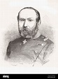 Portrait du Général von Manstein - Gravure XIX ème siècle Photo Stock ...
