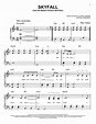 Skyfall noten von Adele (Easy Piano – 95895)