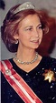 La Reina Sofia de España con la Tiara Prusiana. Greek Royalty, Spanish ...