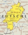 Mapa de Hesse Imagen | Mapa de Alemania Ciudades