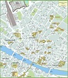 Florence tourist attractions map - Ontheworldmap.com