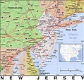 Map Of New York And New Jersey - Map