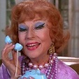 Esmeralda ( Bewitched ) talking on a tiny toy Telephone Agnes Moorehead ...