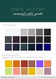 Guide to the Dark Winter Seasonal Color Palette | The Aligned Lover