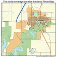 Aerial Photography Map of Sulphur, OK Oklahoma