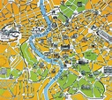 Stadtplan von Rom | Detaillierte gedruckte Karten von Rom, Italien der ...