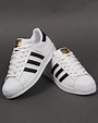 Adidas Superstar Trainers White/Black,originals,shell,toe,80s