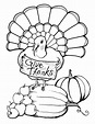 Printable Thanksgiving Coloring Pages | ColoringMe.com