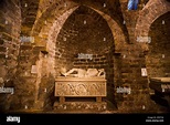 Sarcófago de Federico de Antioquía. Cripta de la Catedral de Palermo ...