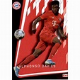 Trading Card de Alphonso Davies Panini Bayern Munchen 19-20