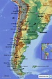 StepMap - Chile & Argentinien - Landkarte für Chile