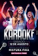 Karaoke flyer | Karaoke en español, Karaoke, Pegatinas nombres