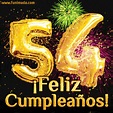 Feliz 54 cumpleaños GIF | Funimada.com