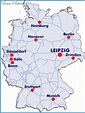 Map of Leipzig - TravelsFinders.Com
