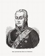Friedrich Von Kleist Prussian Field Marshal Woodcut Published 1893 ...