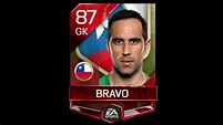 todas las cartas de Claudio Bravo en el fifa mobile - YouTube