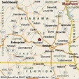 Newton, Alabama Area Map & More
