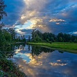 Reflections at Dusk [oc] [3588 x 3588] Maple Ridge, British Columbia ...