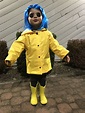 Coraline Toddler Halloween costume button eyes | Coraline costume ...