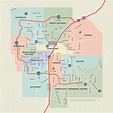 De Las Vegas en el mapa - Las Vegas en un mapa (Estados unidos de América)