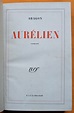 Aurélien. par ARAGON.: (1944) | Librairie Raphaël Thomas