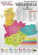 Province of Valladolid tourist map