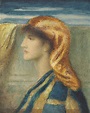 Simeon Solomon (1840-1905) , The golden headdress | Christie's