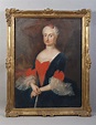 Ritratto Maria Amalia di Sassonia dipinto, post 1750 - 1760
