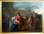 Joseph-Marie VIEN - Les adieux d'Hector et d'Andromaque - 1786 - Louvre ...
