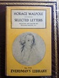 Selected Letters by Walpole Horace: Very Good Soft cover (1963) 1st ...
