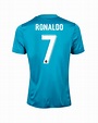 Camiseta 3ª Real Madrid 2017/2018 Ronaldo Azul