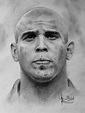 Ronaldo Nazario da Lima. Pencils and charcoal by U. Moscatelli | Curso ...