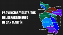 Provincias y Distritos del Departamento de San Martín - PERÚ - YouTube