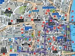 Kölner Sehenswürdigkeiten – Stadtplan | Illustration | Icons | Infographics