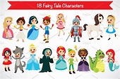 18 Fairy Tale Characters | Custom-Designed Illustrations ~ Creative Market