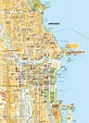 Chicago Karte - Vereinigte Staaten