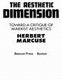 Herbert Marcuse - The Aesthetic Dimension Toward a Critique of Marxist ...