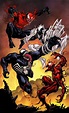 toxin, venom, carnage & anti venom Heros Comics, Marvel Comics Art ...