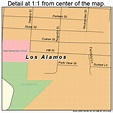 Los Alamos California Street Map 0643252