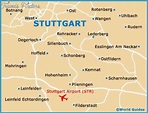 Map of Stuttgart - TravelsFinders.Com