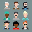 FREE 30+ Vector People Avatars Set in PSD