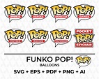 Funko Pop Balloons Pack Download Vector Logo svg Eps Png - Etsy