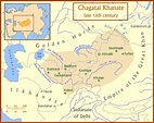 Chagatai Khanate Map - MapSof.net