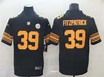 Nike Steelers 39 Minkah Fitzpatrick Black Color Rush Limited Jersey