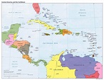 Caribbean Islands Map With Capitals