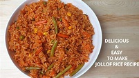 How to make the BEST Vegetable Jollof Rice| The Love Of my Life| - YouTube