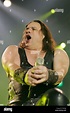 Eric Adams, lead singer of heavy metall band Manowar, sings during a ...