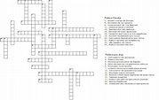 crucigrama | Crossword puzzle, Crossword