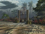 The gate of a garden of Eden photo & image | 3d graphics, digiart ...