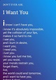 I Want You - I Want You Poem by don't ever ask | I want you poems ...